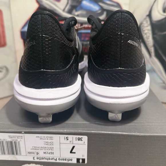 Adidas Adizero PureHustle 3 Women Size 7-9.5 US Softball Metal Cleats IG7134 New - Picture 12 of 12